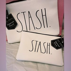 Rae Dunn STASH Zippered pouches